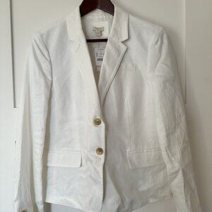 J Crew Linen Blazer NWT